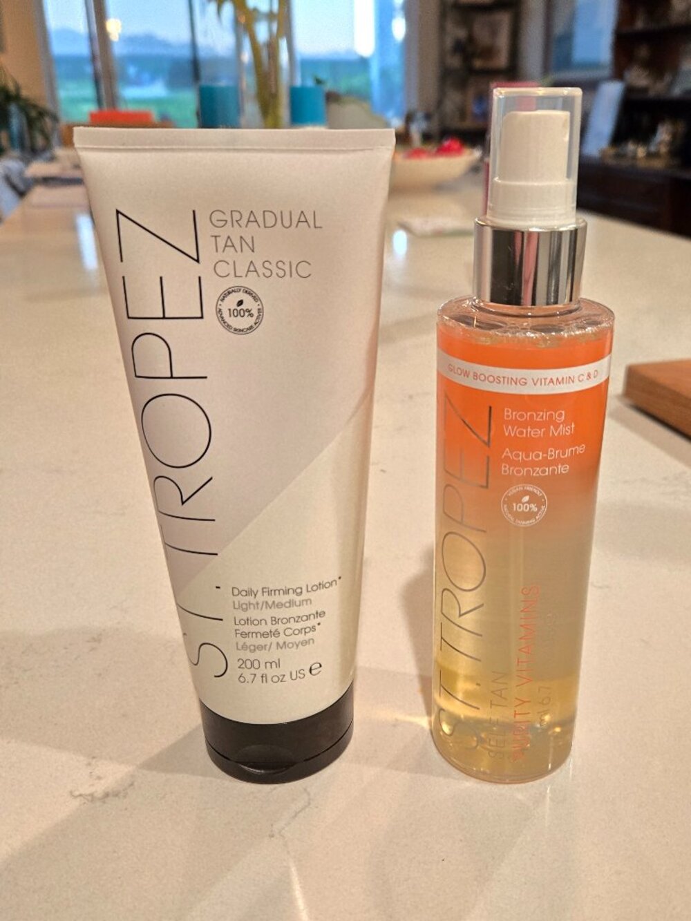 St Tropez Self Tan Set Light/Medium Lotion + Purity Vitamins Mist 6.7 oz